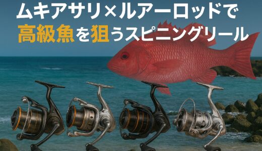ムキアサリ×ルアーロッドで石物・ハタ・マクブを狙うスピニングリール6選 〜1万円以下／1〜3万円台／3万円以上で選ぶ